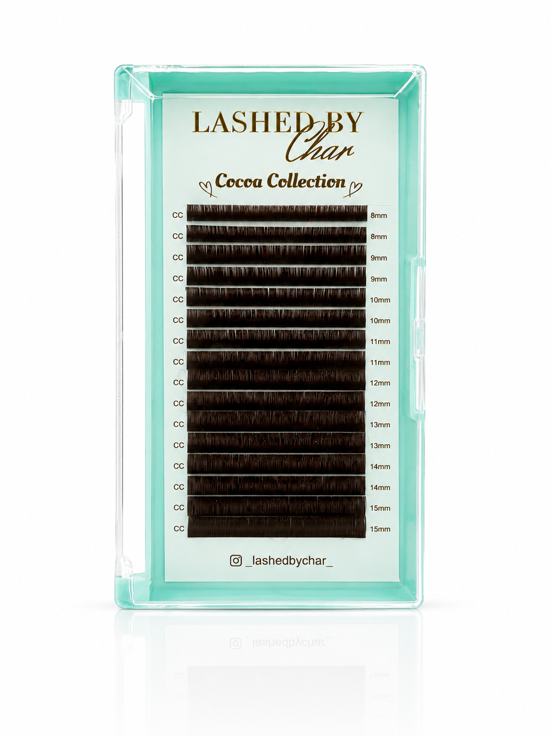 0.05 Brown Lash Trays - Cocoa Collection